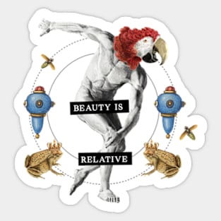 Beauty is Relative Sticker